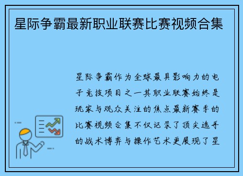 星际争霸最新职业联赛比赛视频合集